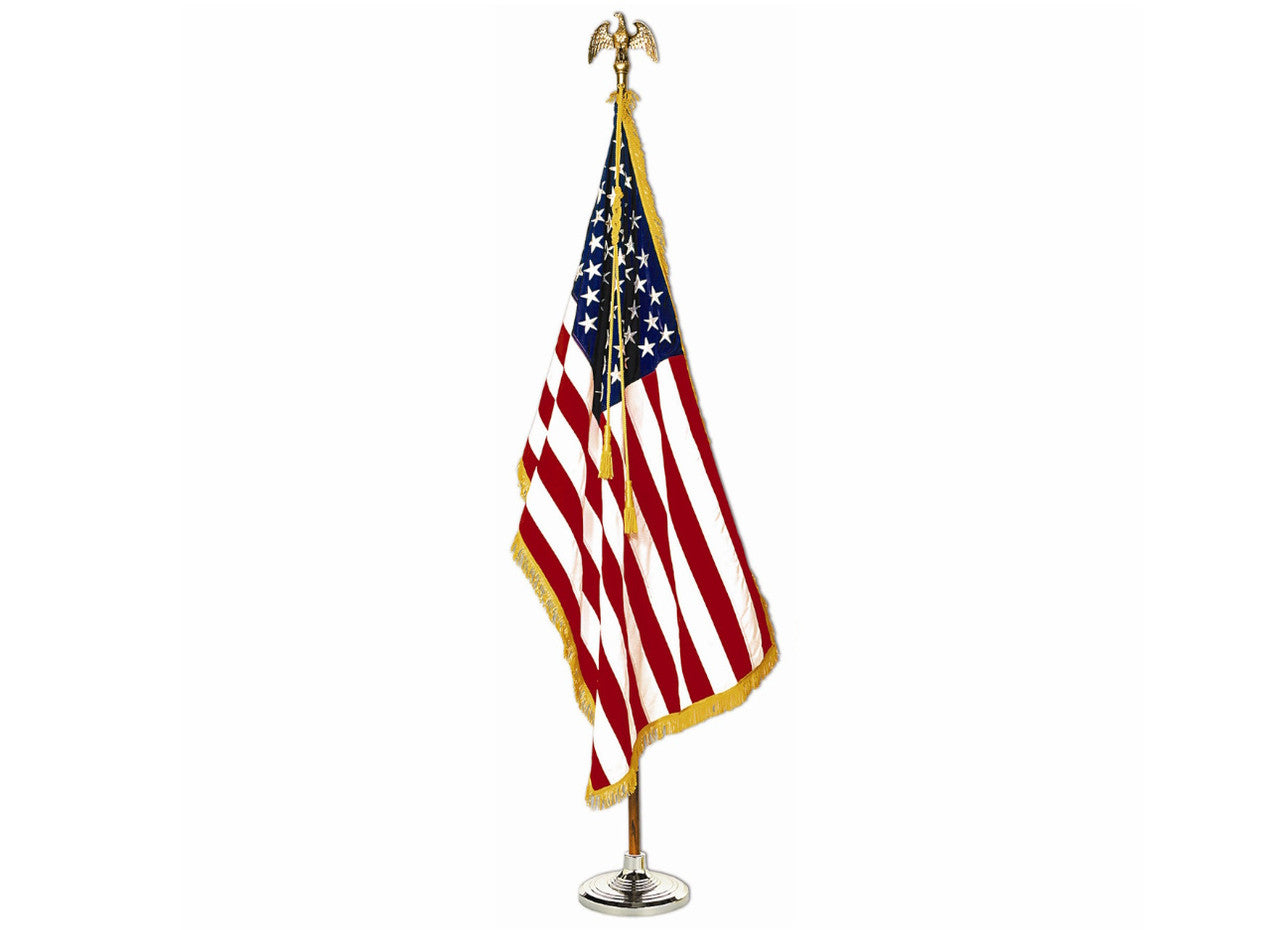 American Indoor Presentation Flagpole Sets