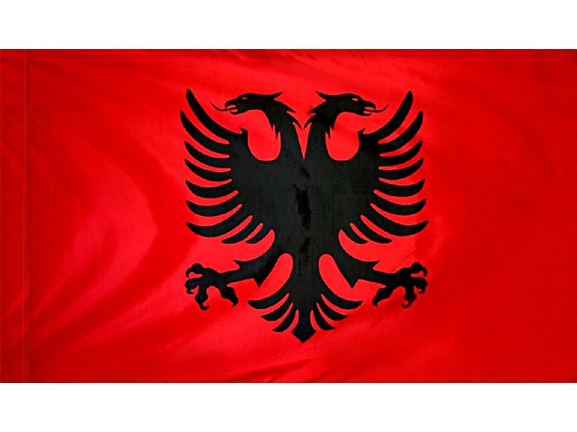 Albania Flag for Indoor Use