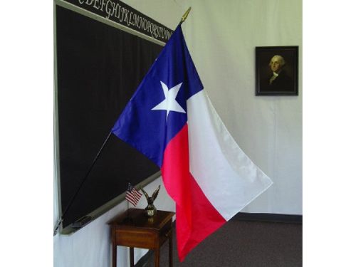 16"x24" Texas Stick Flag for a Classroom
