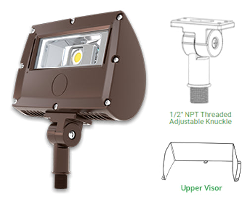 Above Ground LED Flagpole Light for 15'-80' Flagpoles