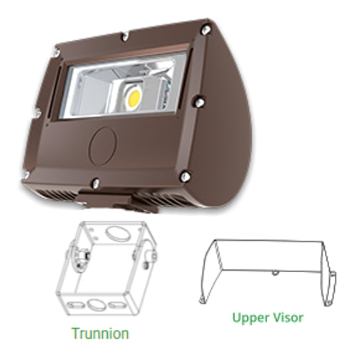 Above Ground LED Flagpole Light for 15'-80' Flagpoles