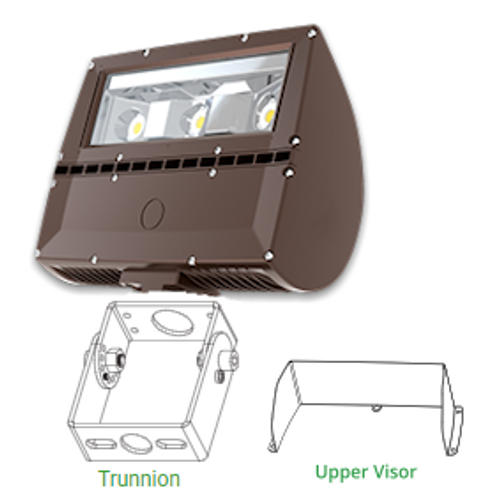 Above Ground LED Flagpole Light for 15'-80' Flagpoles