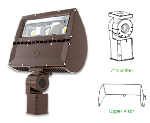Above Ground LED Flagpole Light for 15'-80' Flagpoles