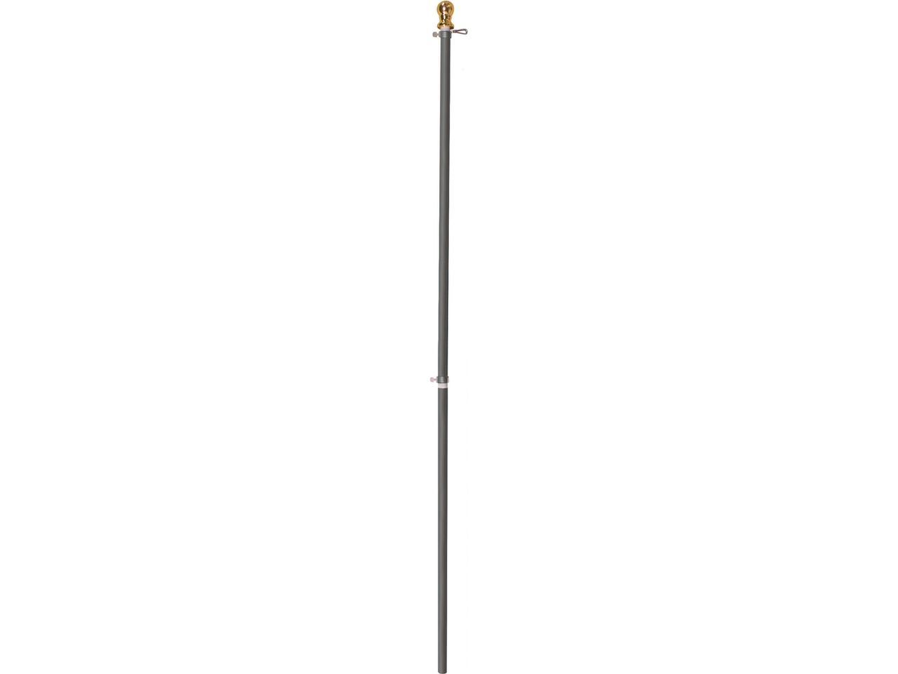 6' x 1" Aluminum Free Spin Flagpole