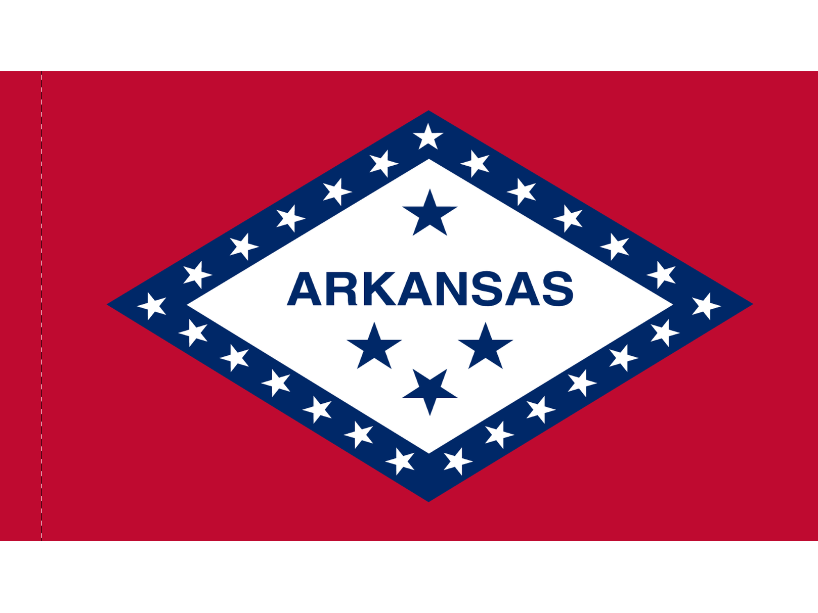 Arkansas Flag for Indoor Use