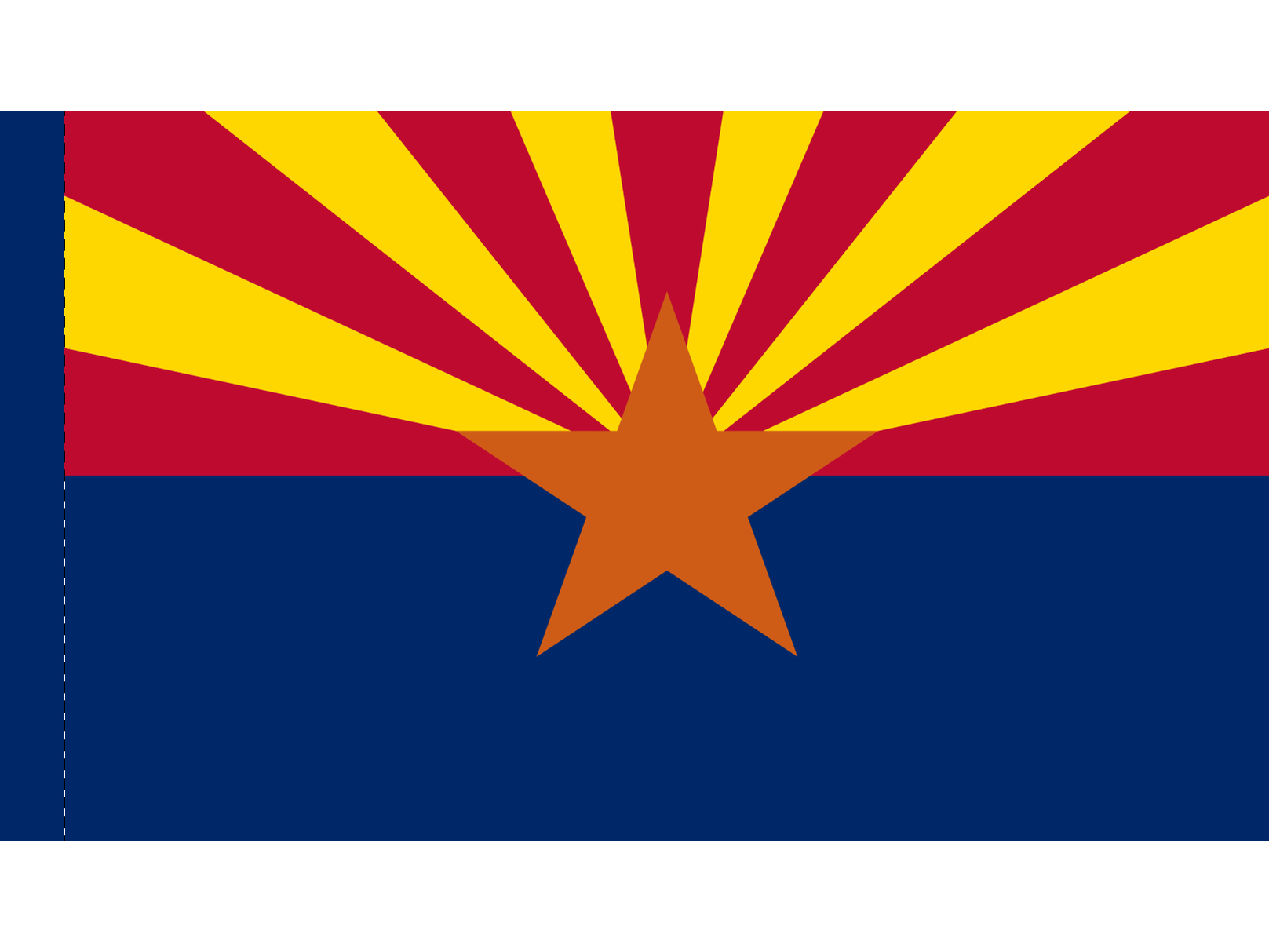 Arizona Flag for Indoor Use