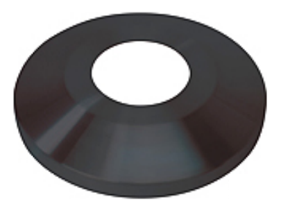 Spun Aluminum Flash Collars - Ground Set