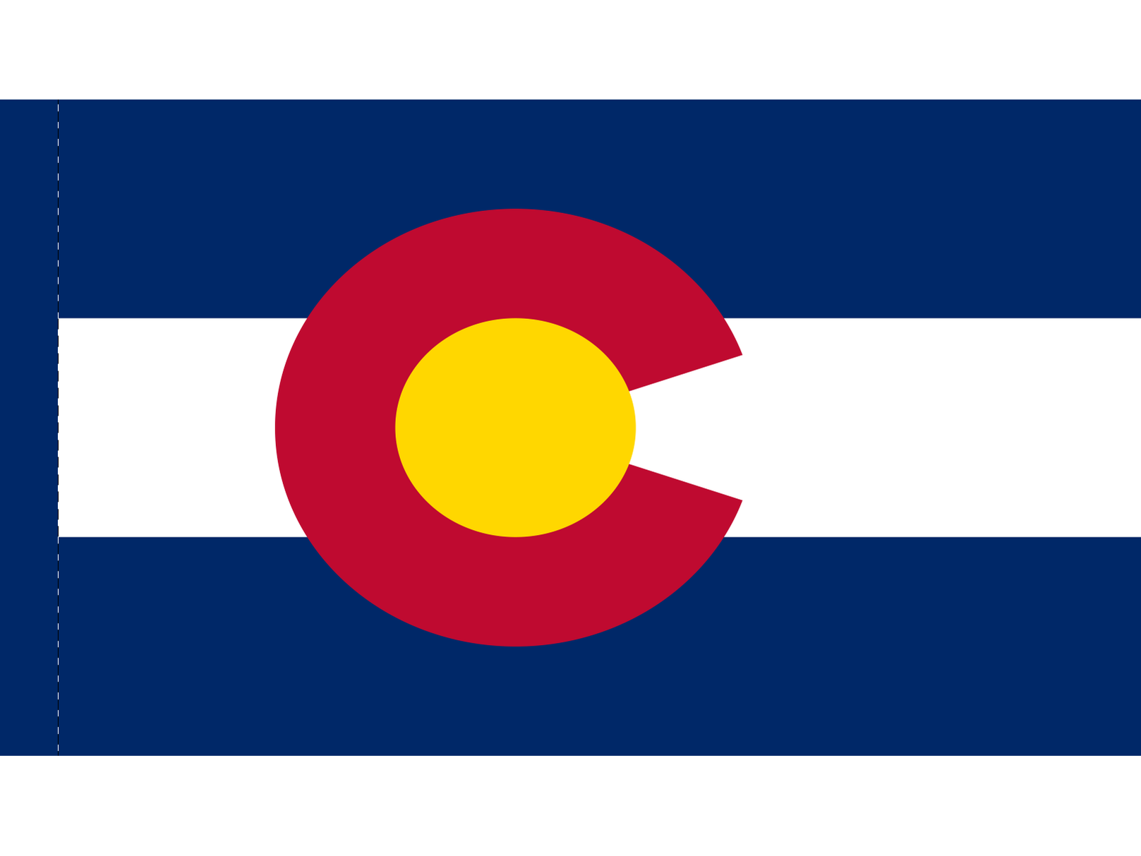 Colorado Flag for Indoor Use