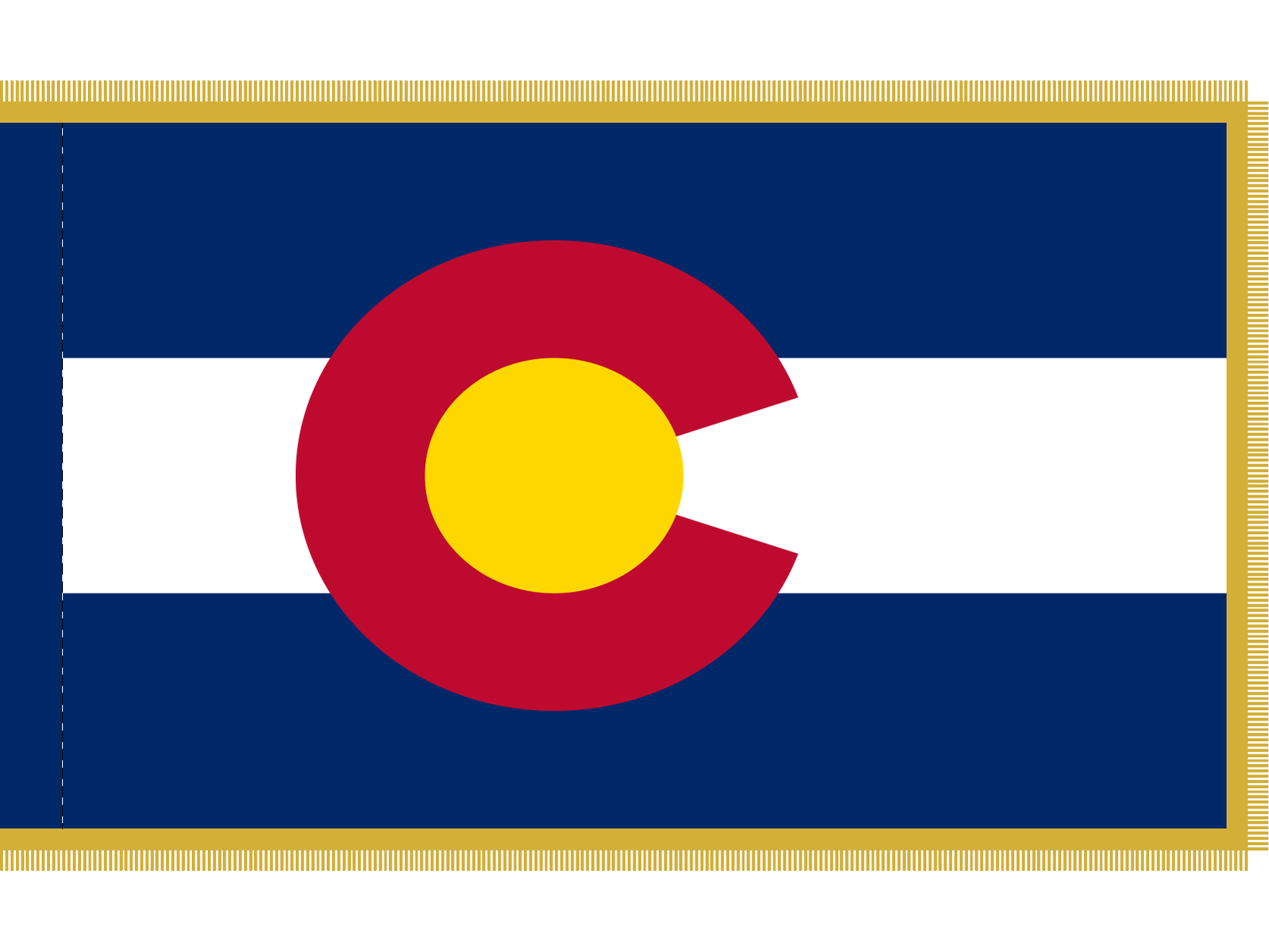 Colorado Flag for Indoor Use