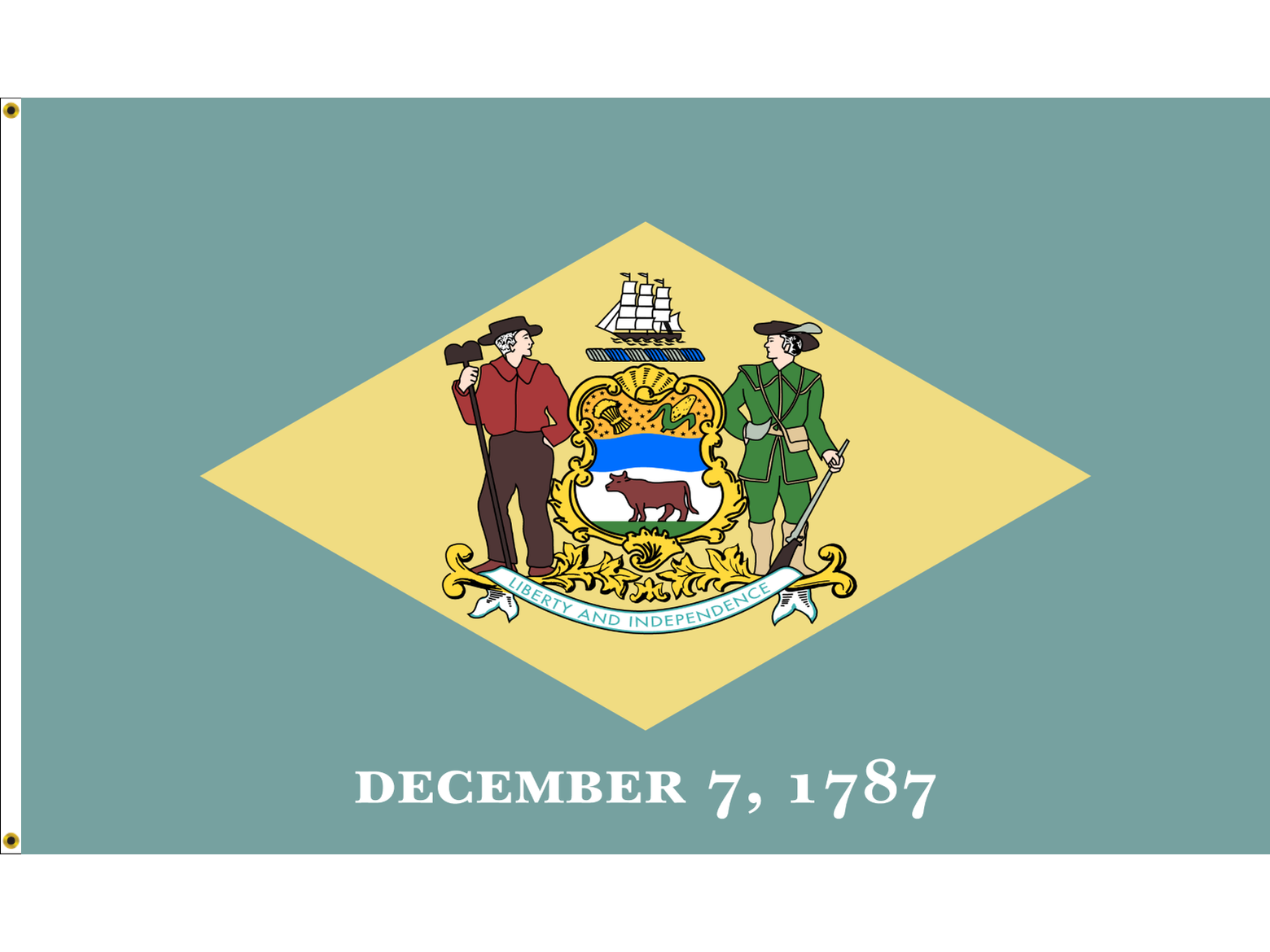 Delaware Flag for Outdoor Use