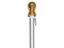 6' Aluminum Spinning Flagpole Set