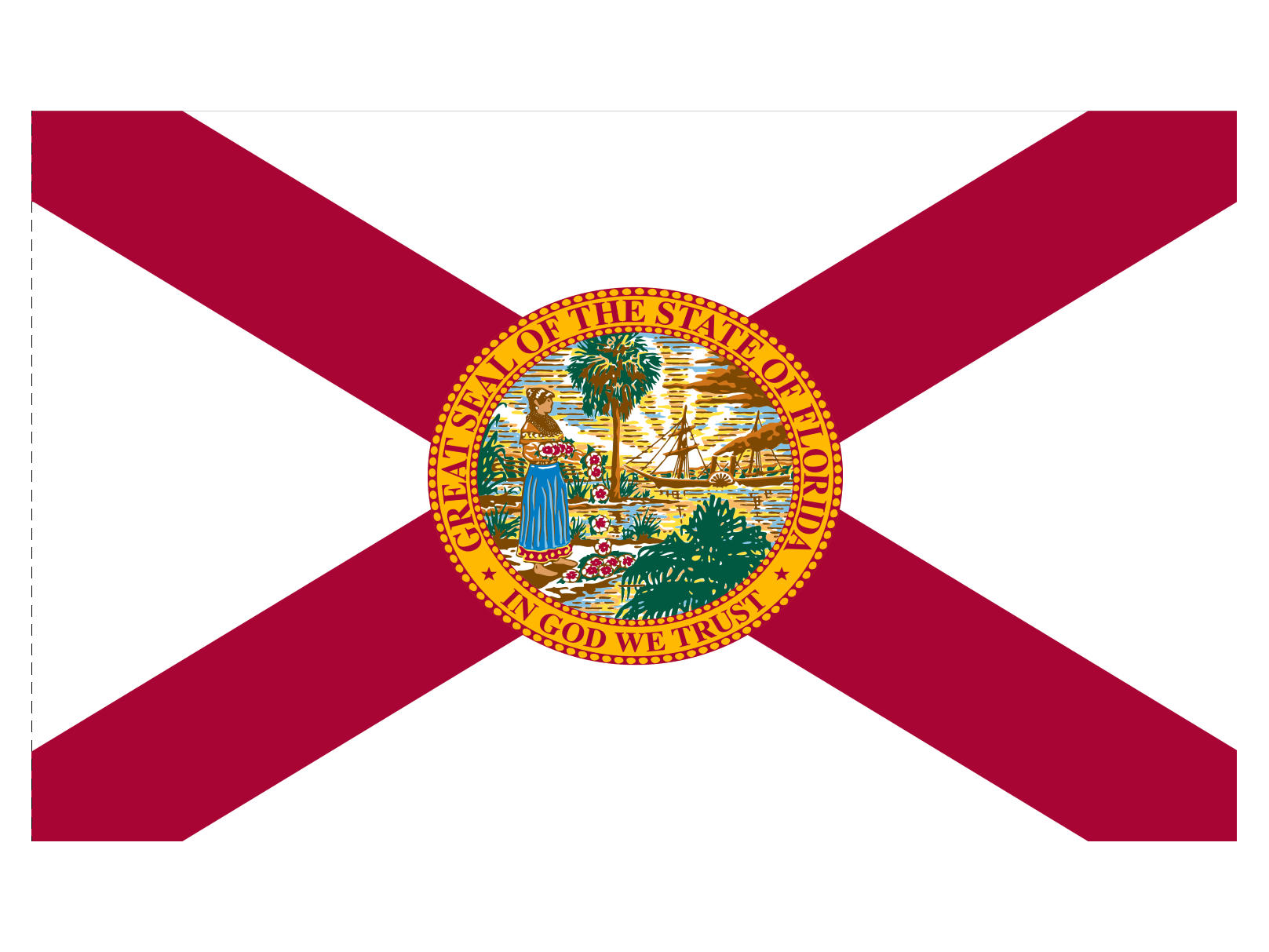 Florida Flag for Indoor Use