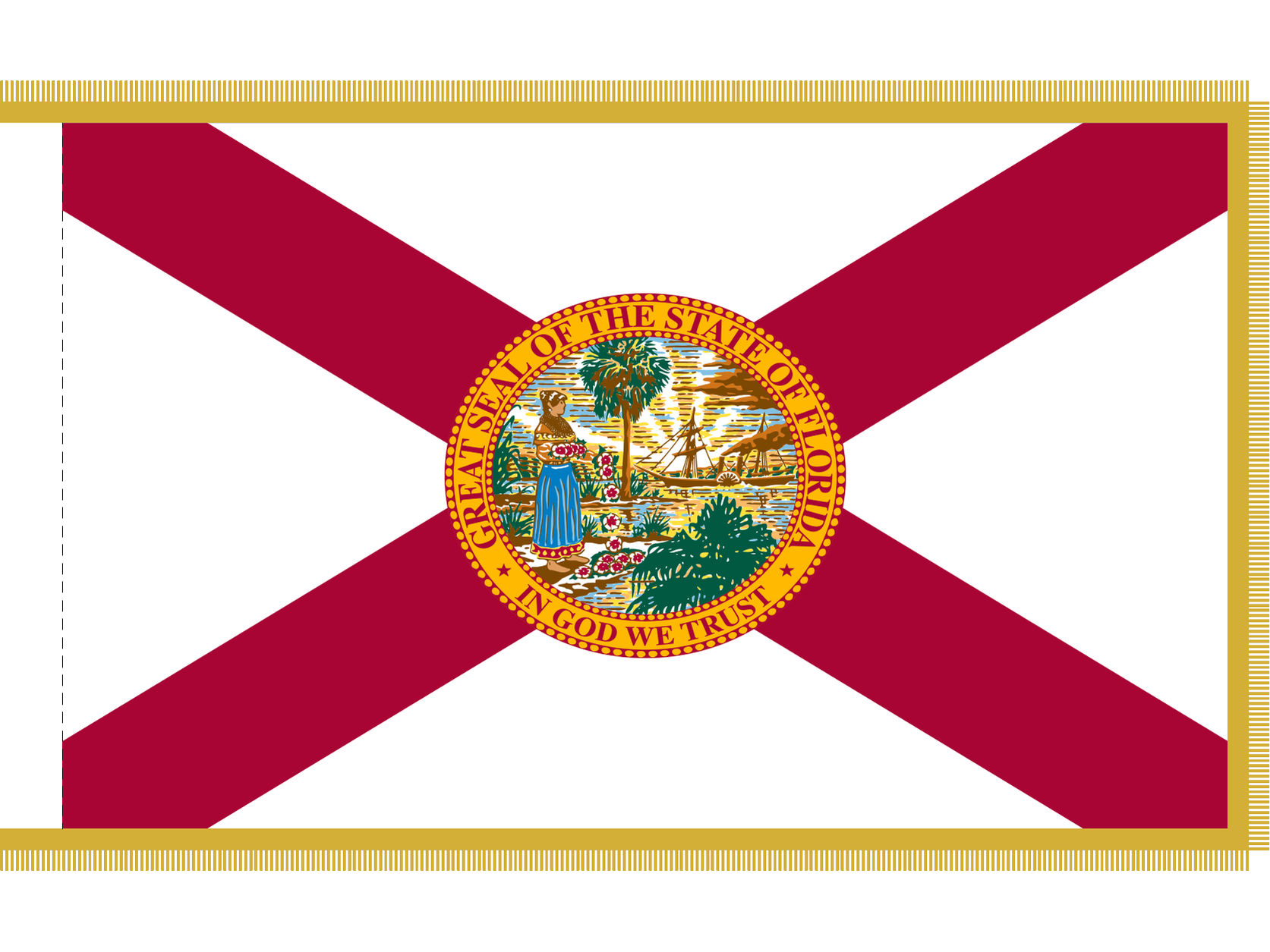 Florida Flag for Indoor Use