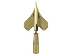 7" Gold Army Spear Ornament