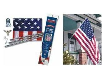Porch Flagpole Set