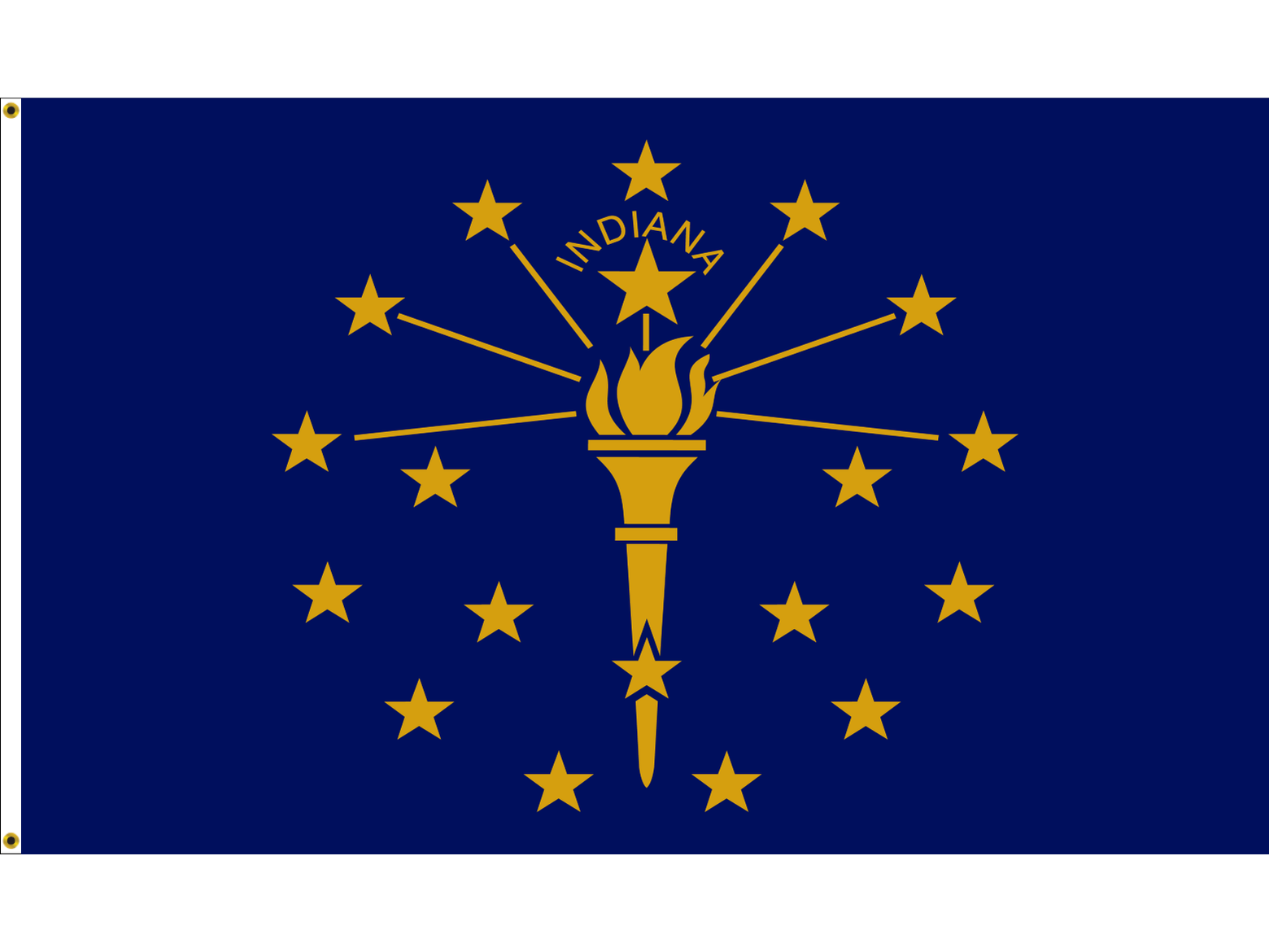 Indiana Flag for Outdoor Use