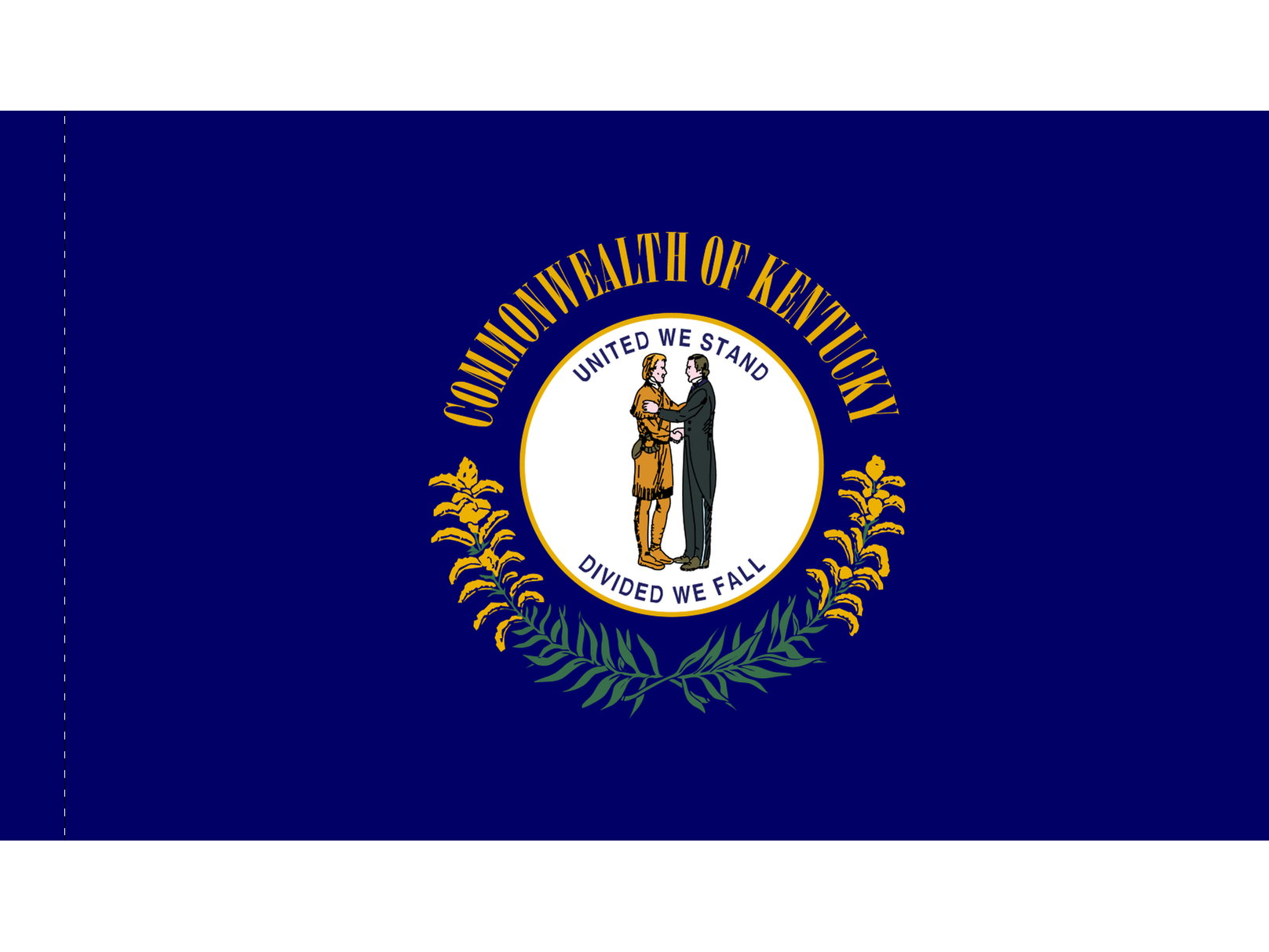 Kentucky Flag for Indoor Use