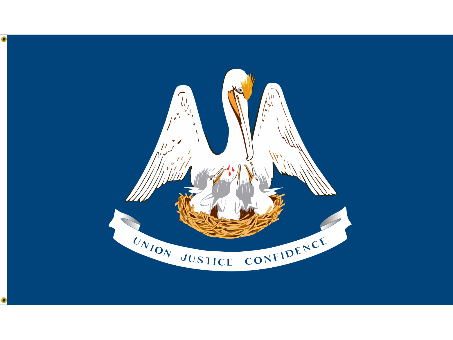 Louisiana Flag for Outdoor Use