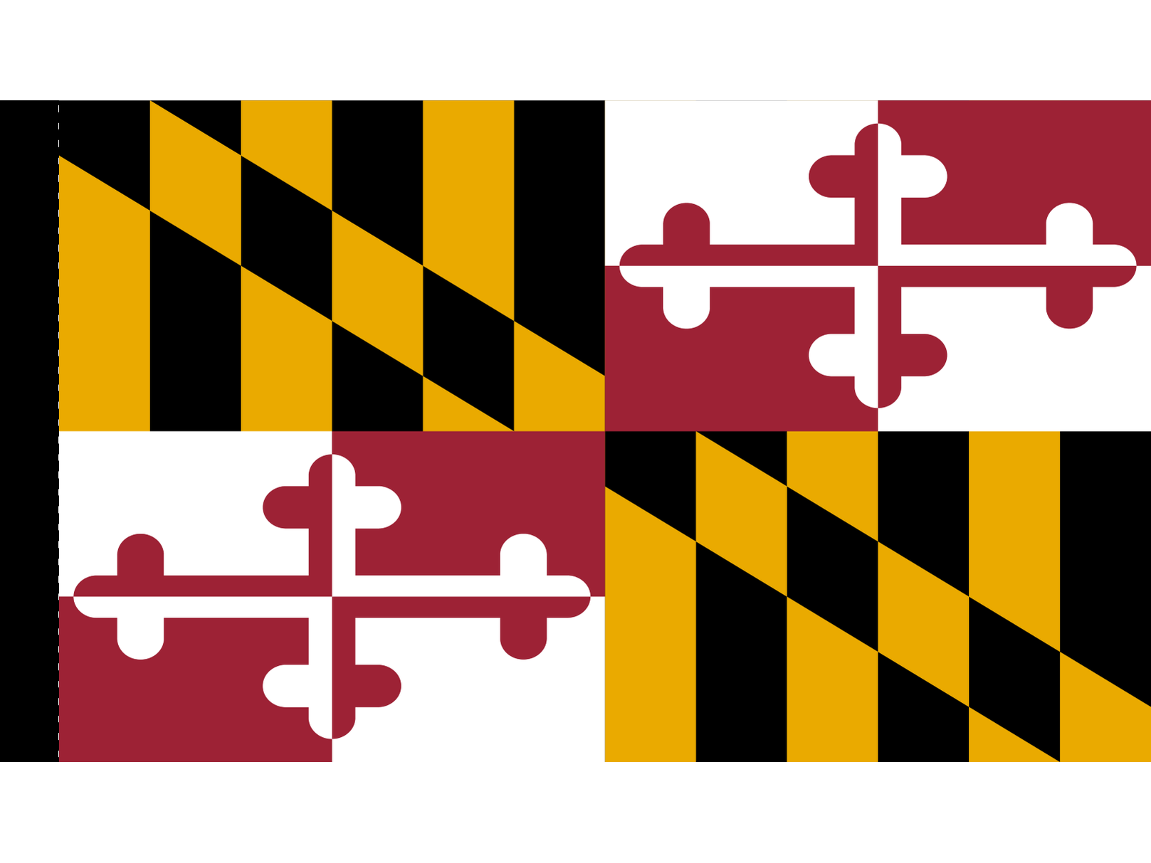 Maryland Flag for Indoor Use