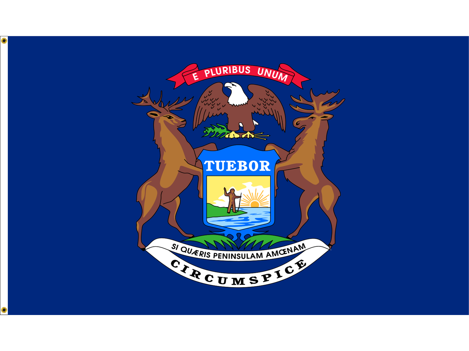 Michigan Flag for Outdoor Use