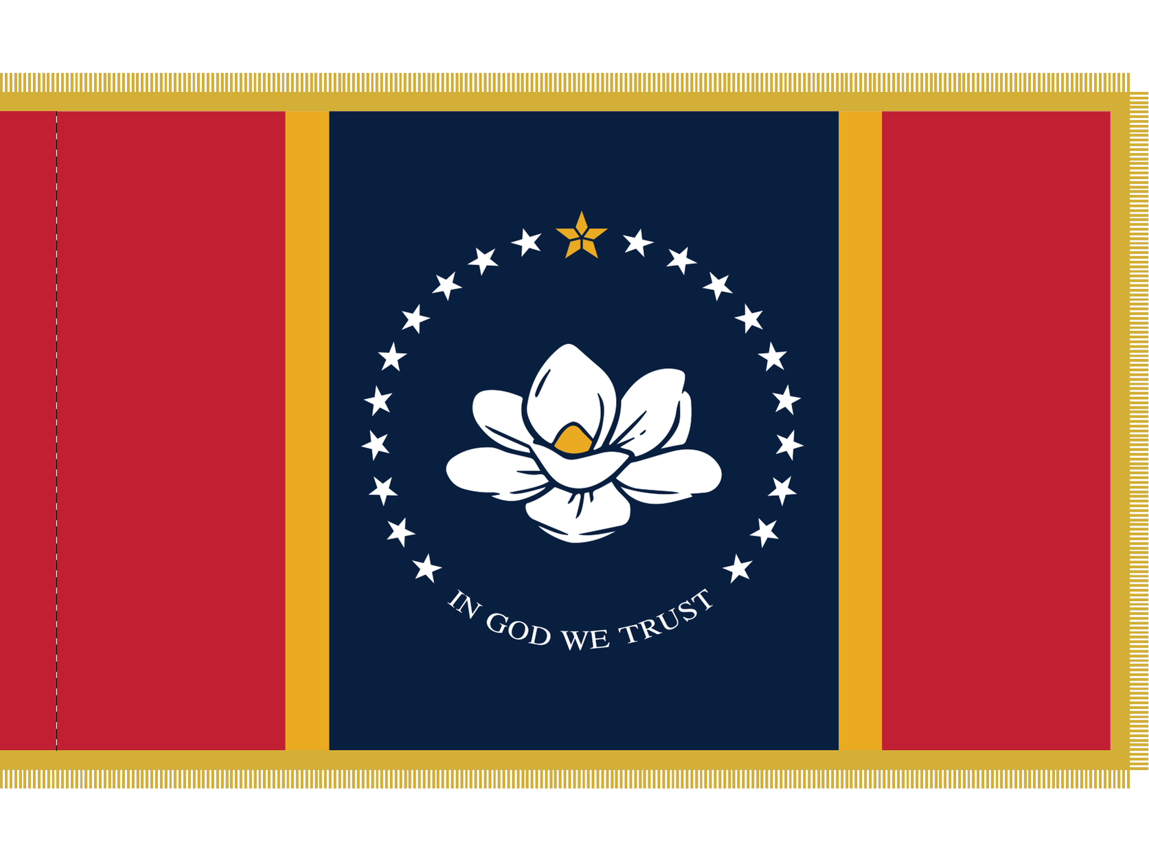 Mississippi Flag for Indoor Use