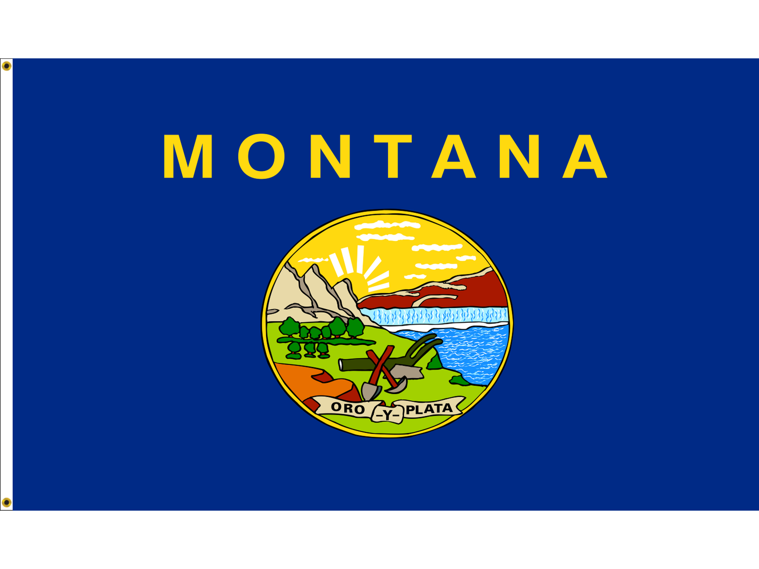Montana Flag for Outdoor Use