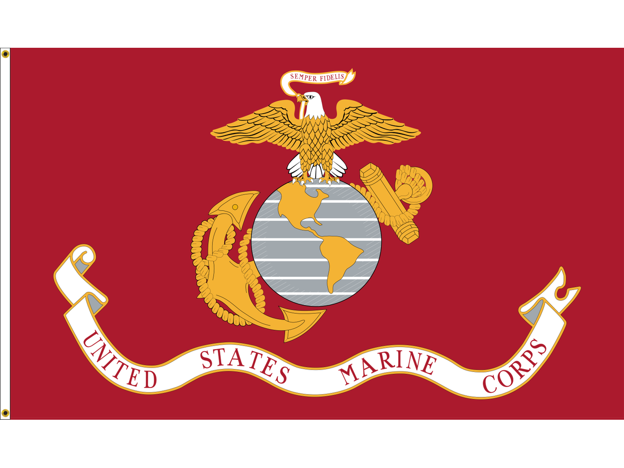 Marine Corps Flag for Outdoor Use