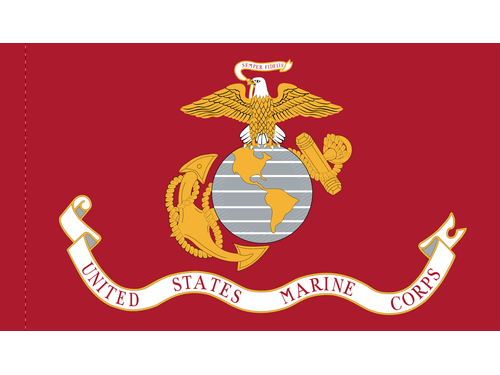 Marine Corps Flag for Indoor Use