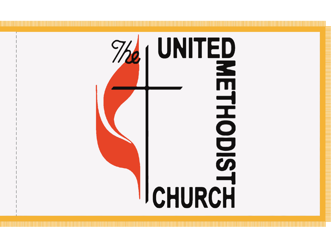 United Methodist Flag for Indoor Use
