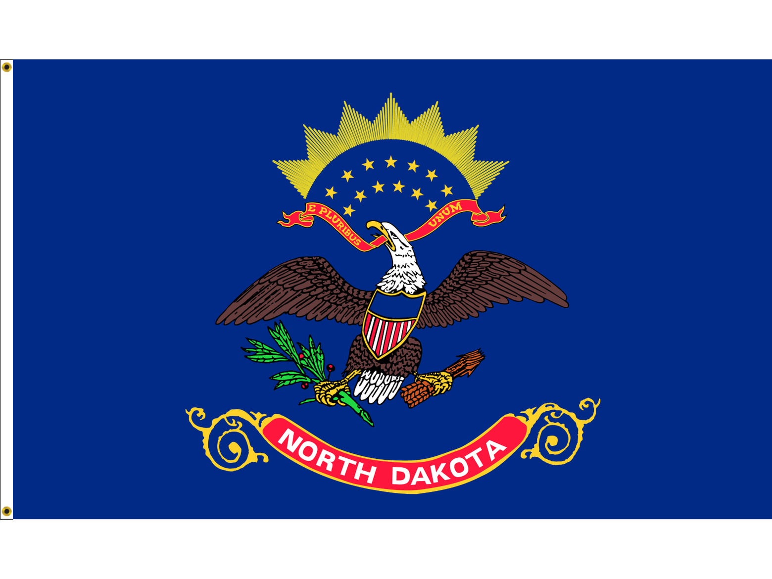 North Dakota Flag for Outdoor Use