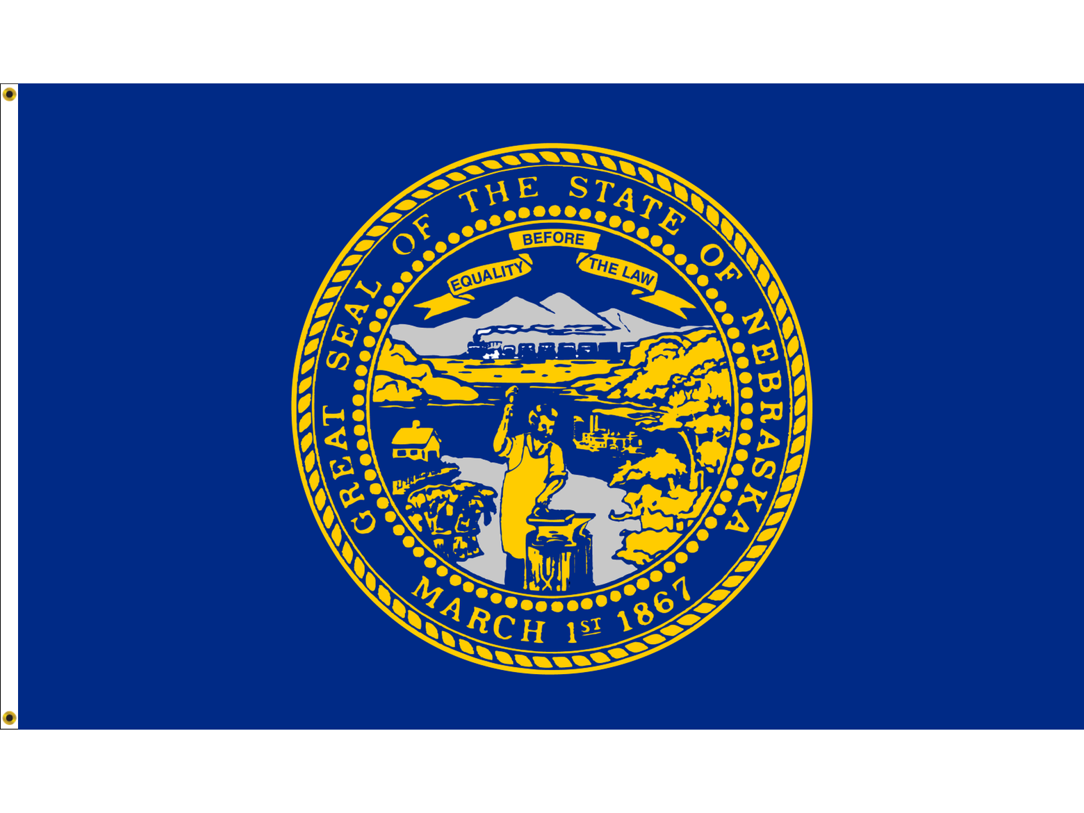 Nebraska Flag for Outdoor Use