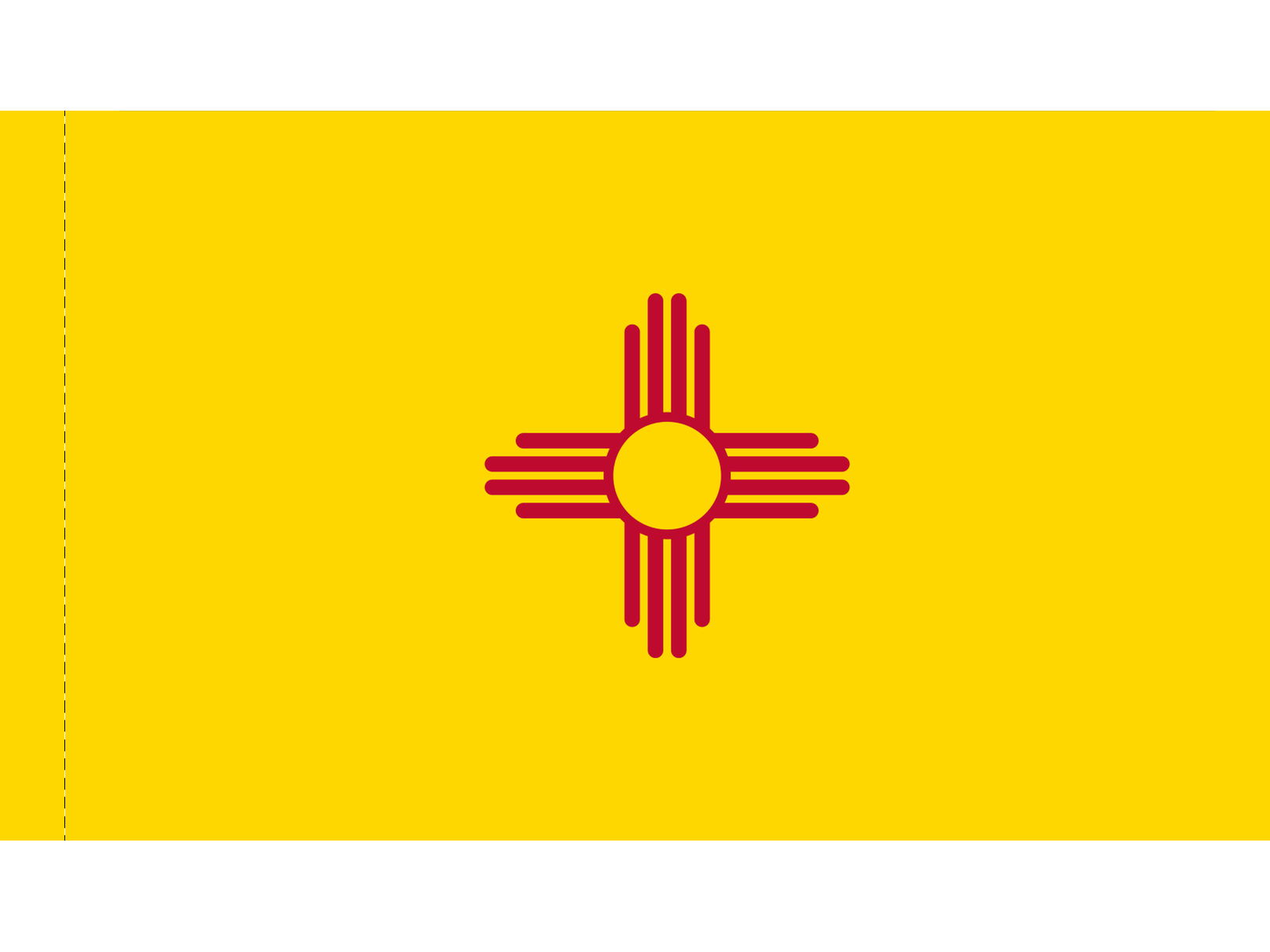 New Mexico Flag for Indoor Use