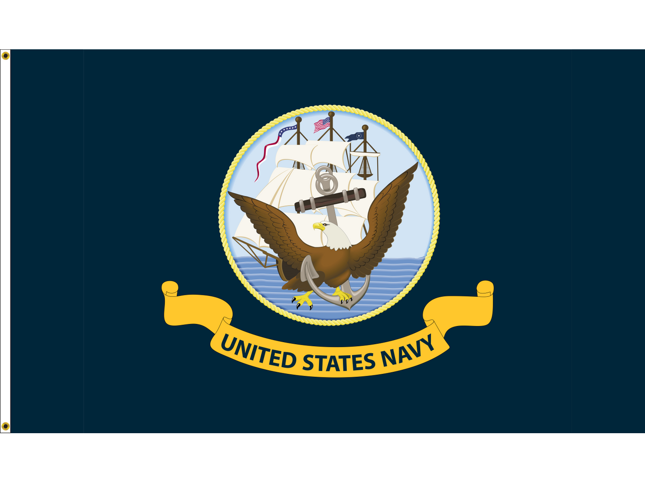 Navy Flag for Outdoor Use