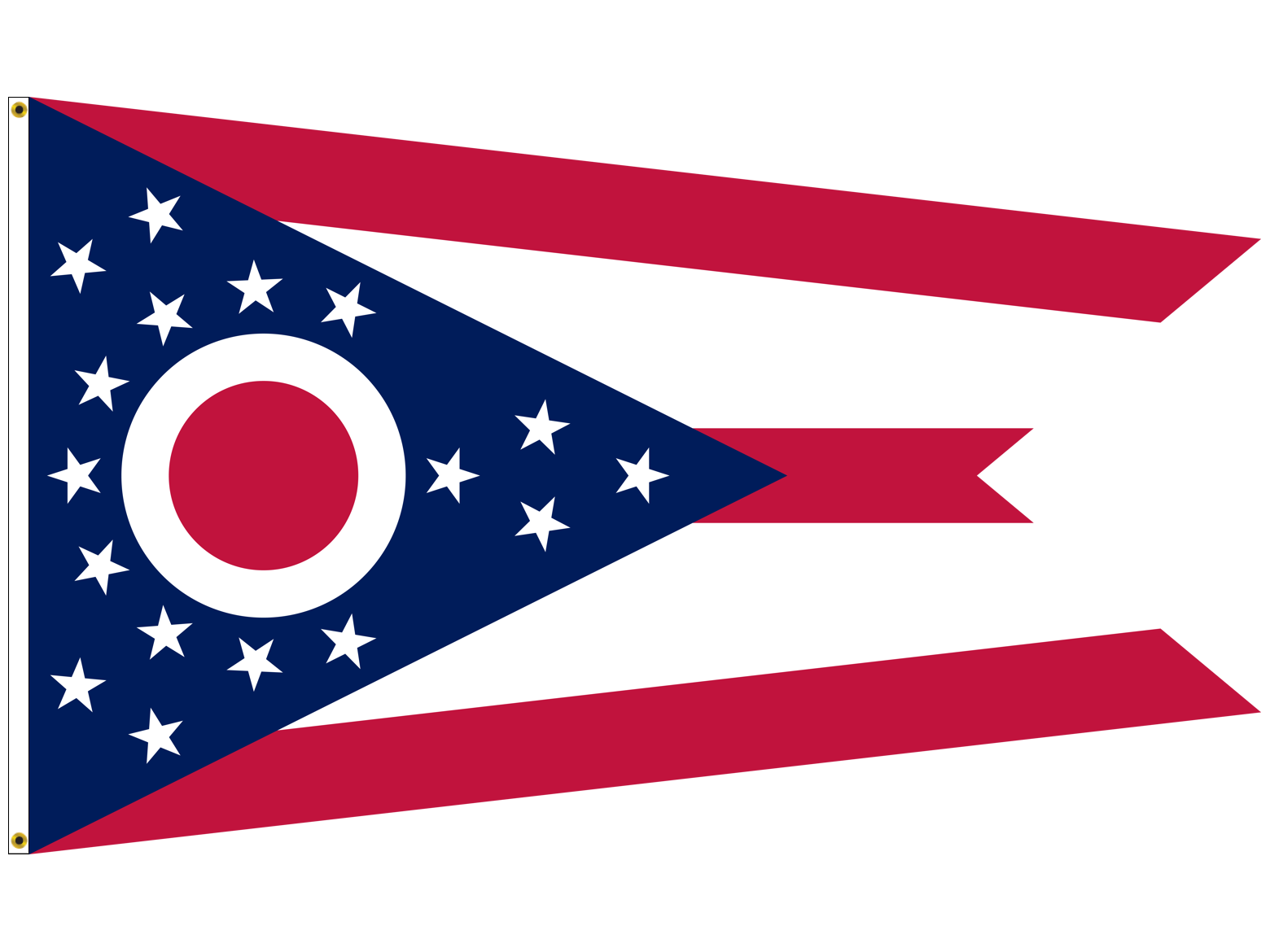 Ohio Flag for Outdoor Use