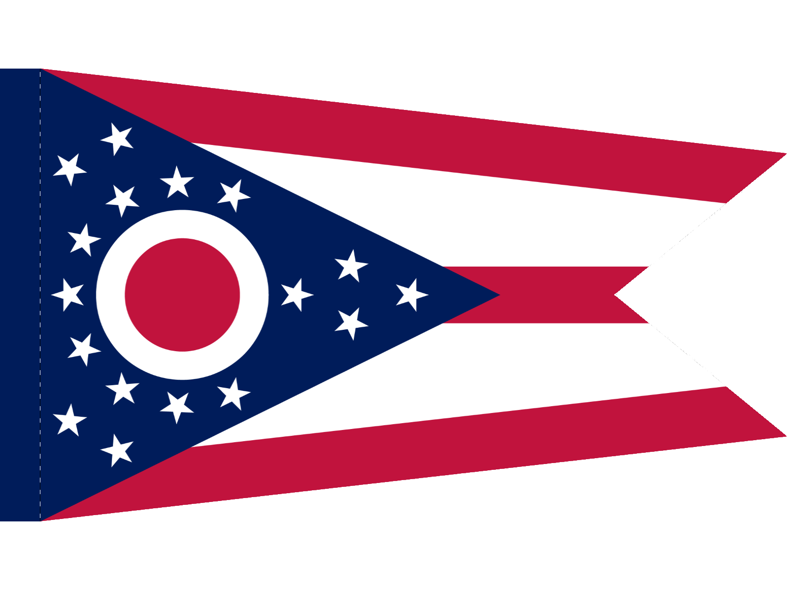 Ohio Flag for Indoor Use