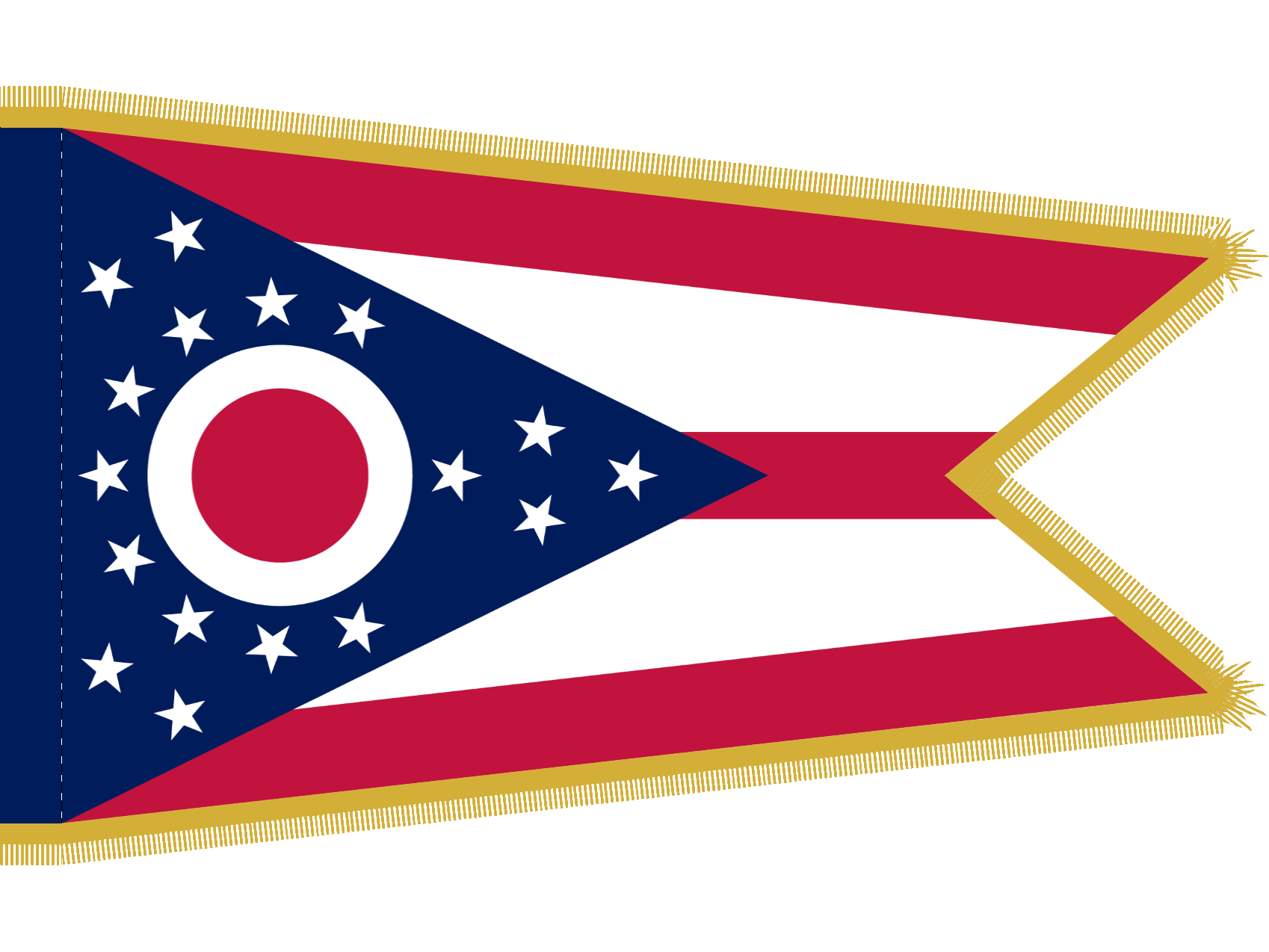 Ohio Flag for Indoor Use