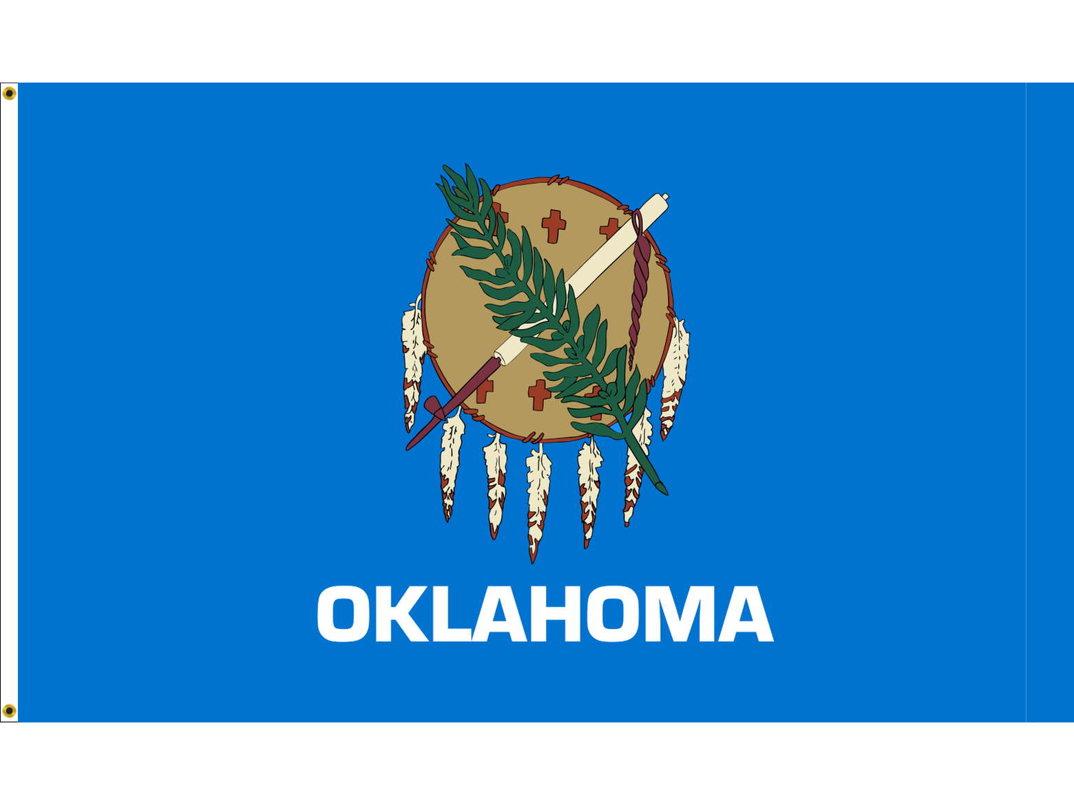 Oklahoma Flag for Outdoor Use