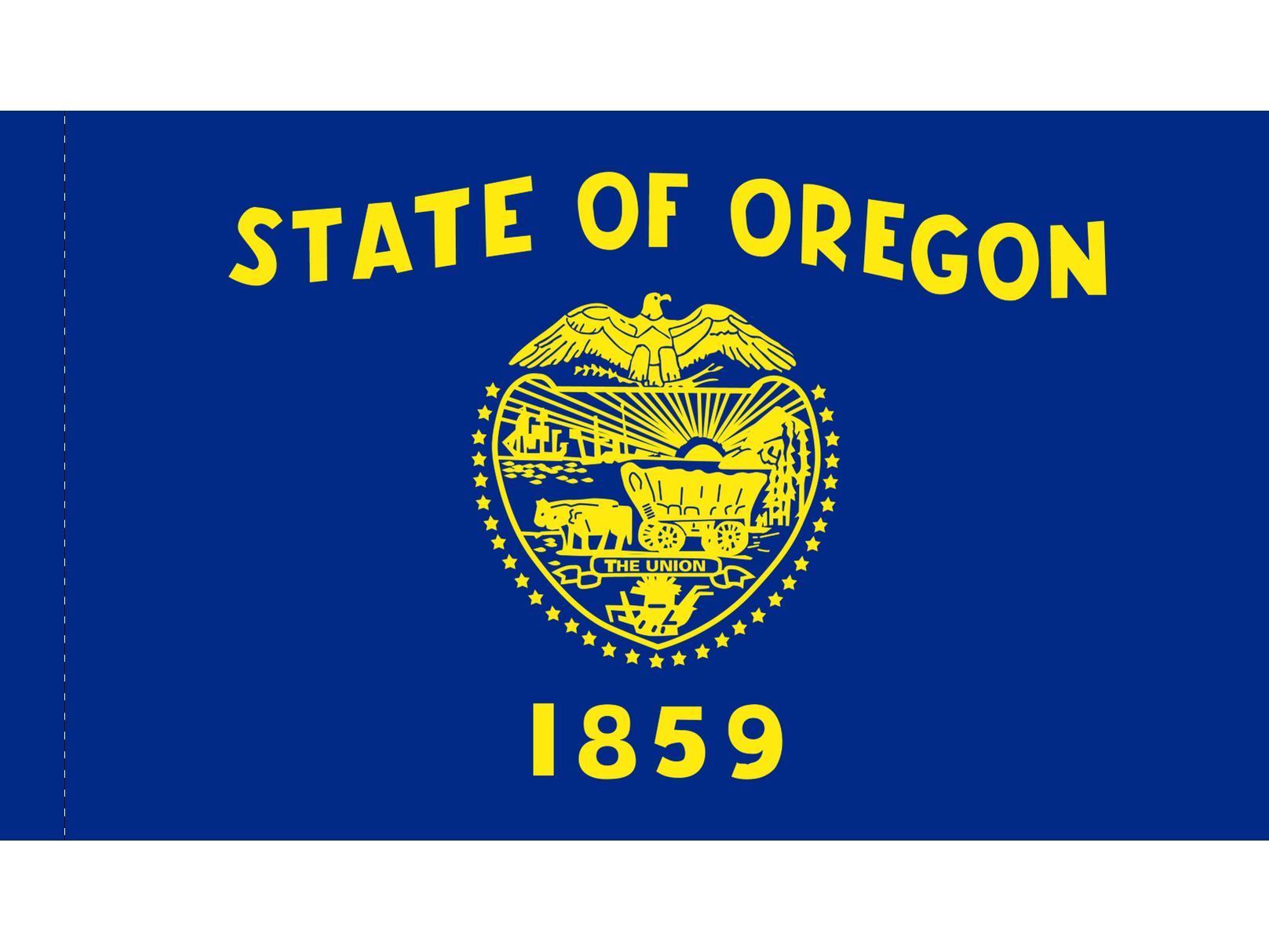 Oregon Flag for Indoor Use