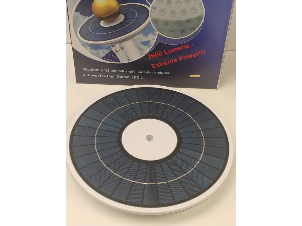 Solar LED Magnum Flagpole Downlight