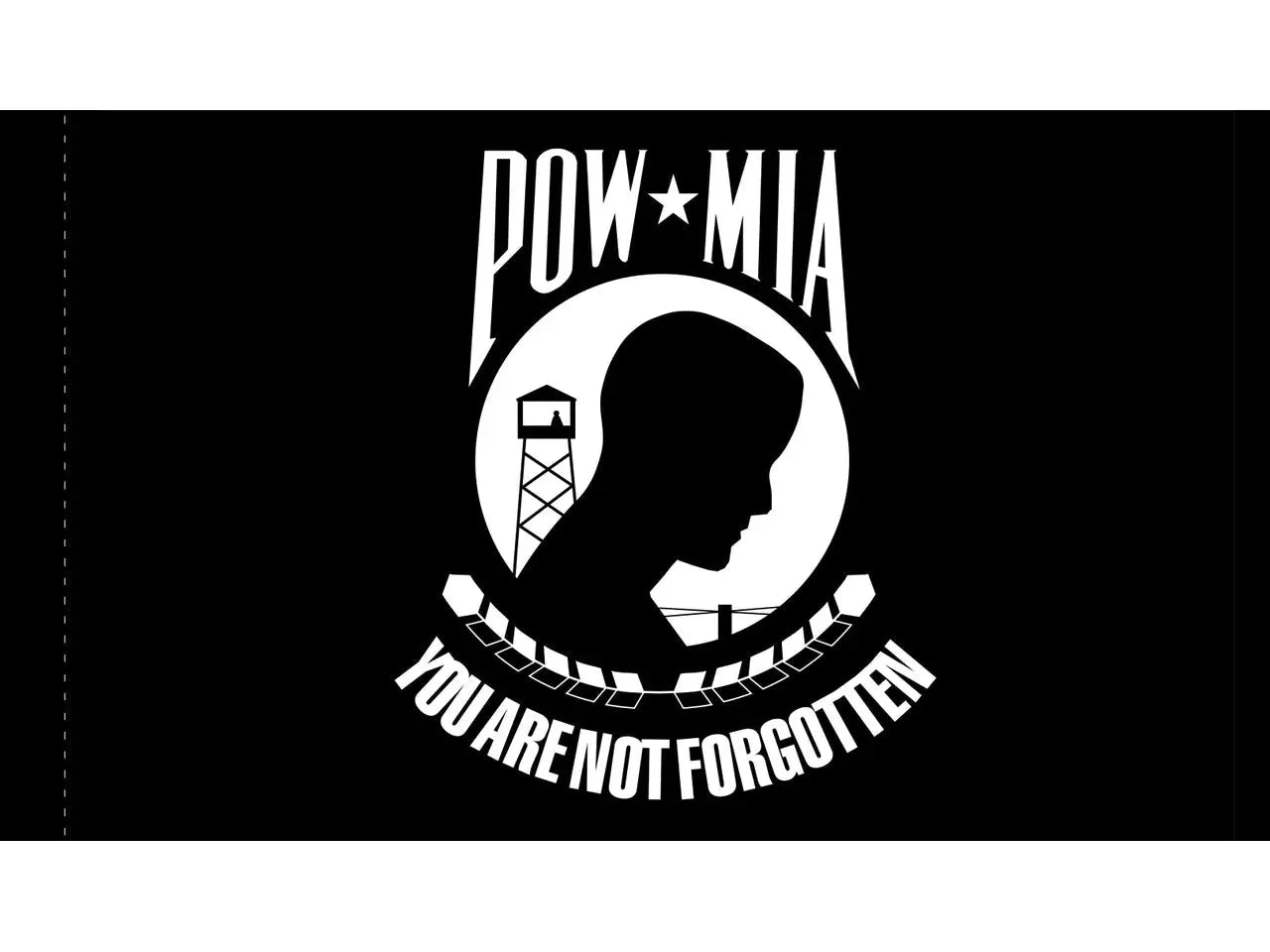 POW-MIA Flag for Indoor Use