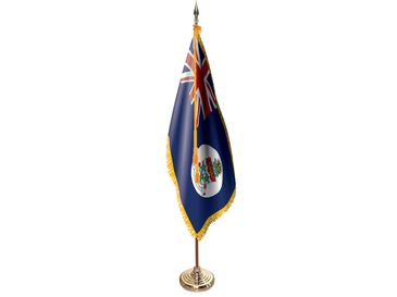 Cayman Islands National Indoor Presentation Set - Oak Pole