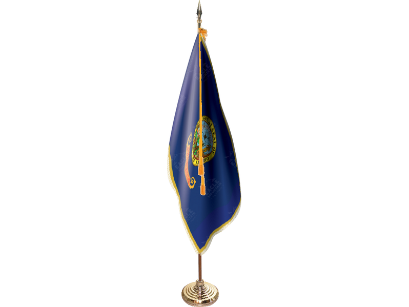 Idaho Indoor Presentation Flagpole Set