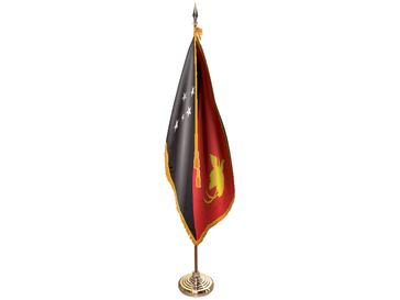 Papua New Guinea Indoor Presentation Set - Oak Pole