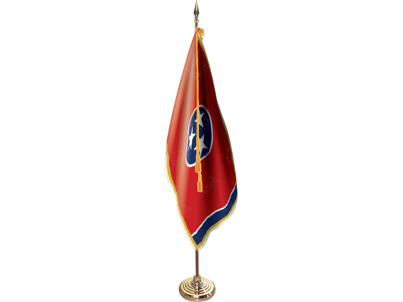Tennessee Indoor Presentation Flagpole Set