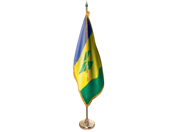 Saint Vincent and the Grenadines Indoor Presentation Set - Oak Pole