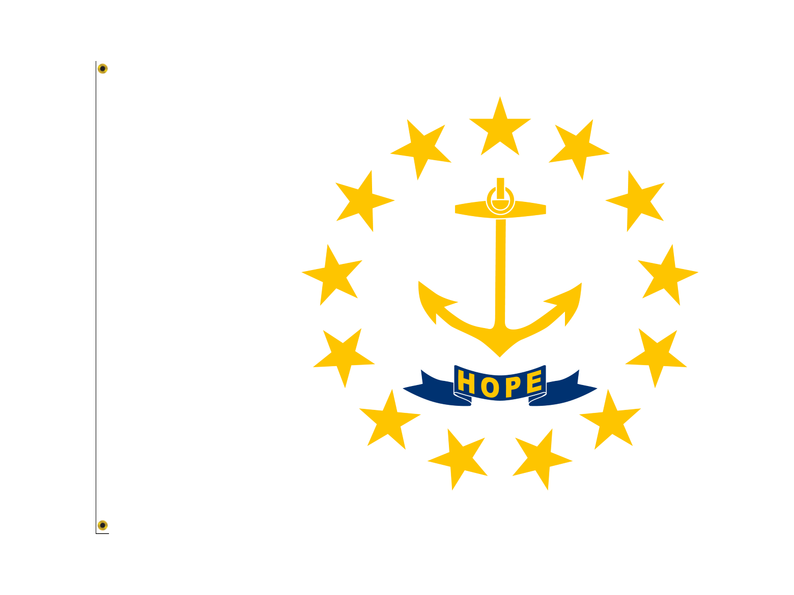 Rhode Island Flag for Outdoor Use