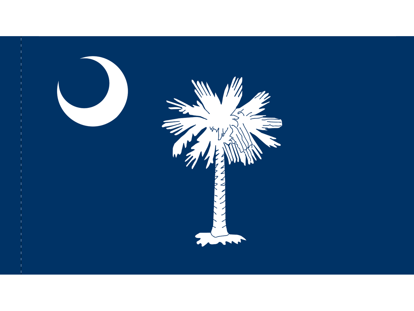 South Carolina Flag for Indoor Use