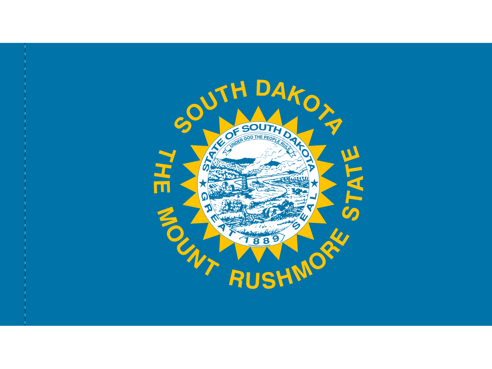 South Dakota Flag for Indoor Use