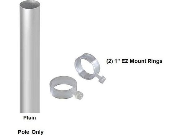 Aluminum Sectional Flagpoles - 1" Diameter
