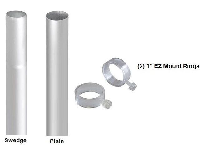 Aluminum Sectional Flagpoles - 1" Diameter